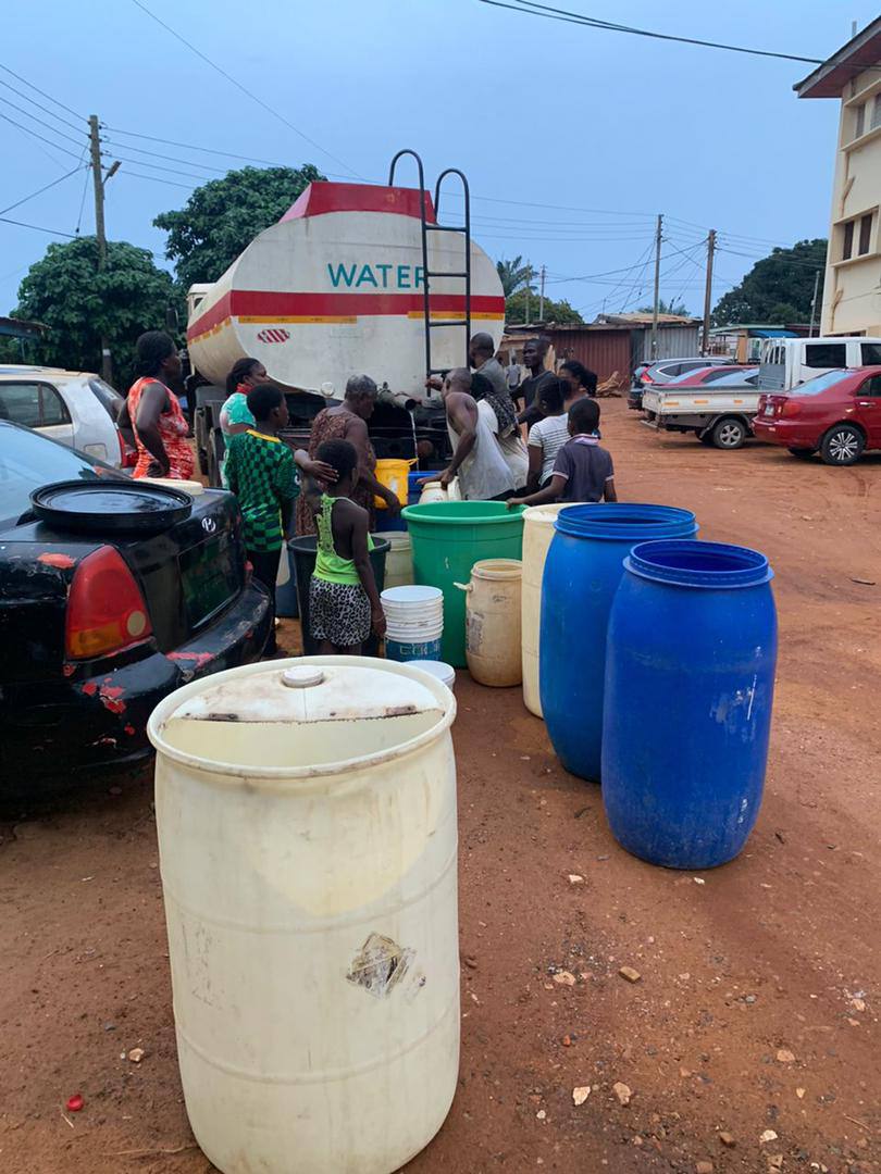 Water tanker support to communities